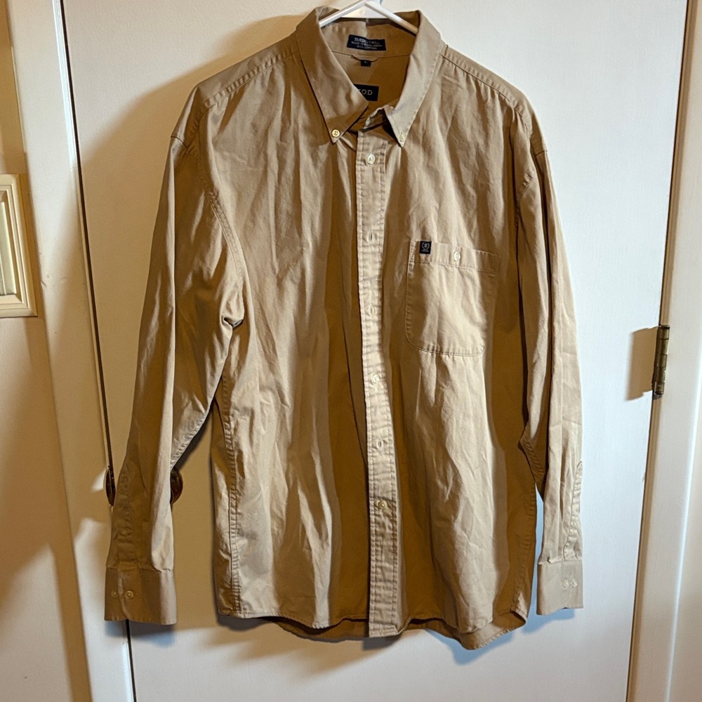 Izod Men's Beige Casual Shirt‎ Jacket